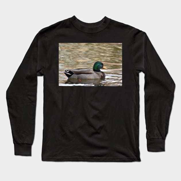 Father Duck Long Sleeve T-Shirt by A Thousand Words Photography